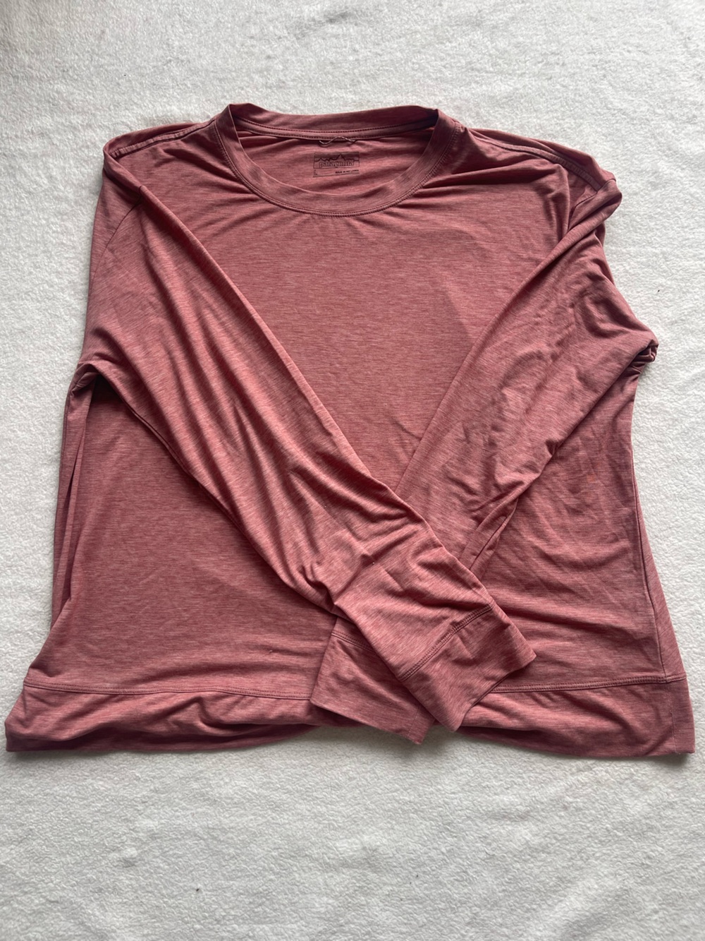 Patagonia Capilene Cool Daily L/S Graphic Shirt Rose Pink Men’s Large